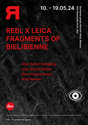 Das Poster der Ausstellung Fragments of Biel/Bienne