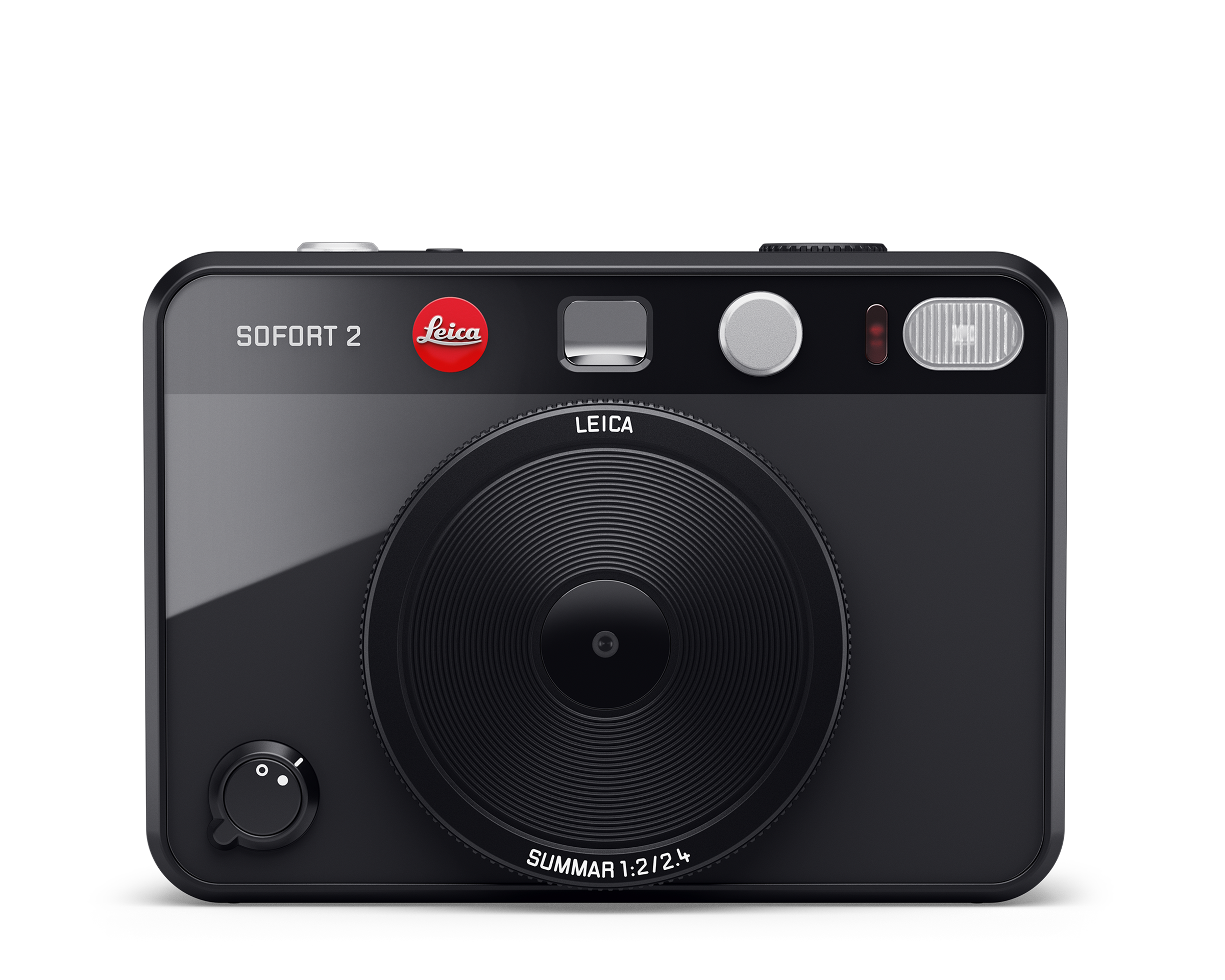 Leica Sofort 2 Digital and Instant Photo Camera with LCD Display, Two Shutter Releases, 10 Lens Effects, and Leica FOTOS App Support (Black)