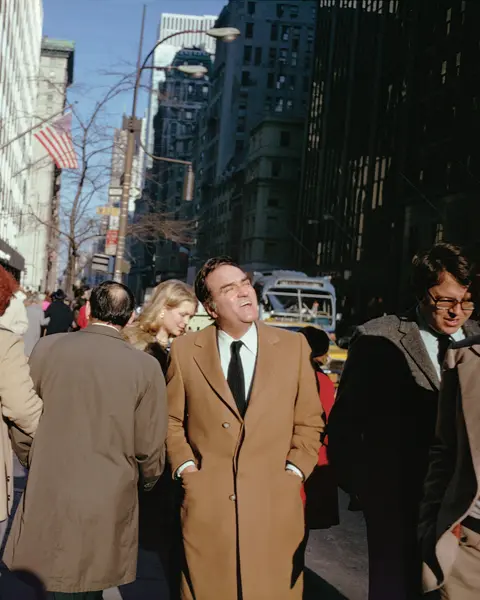 People on a Street in New York