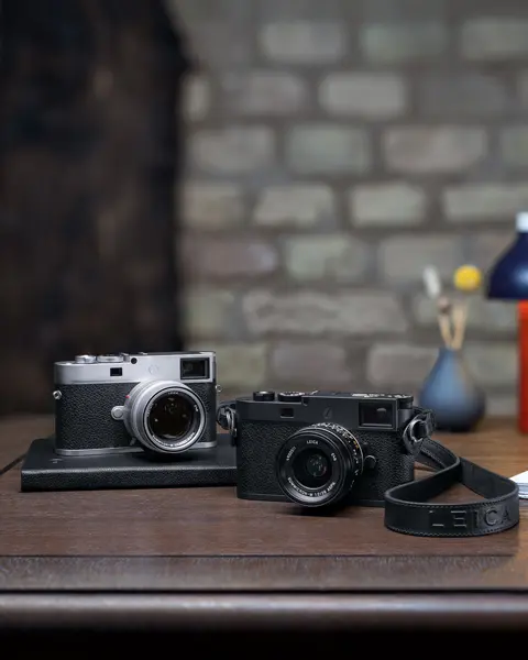 Leica M11-P Cameras on a Table