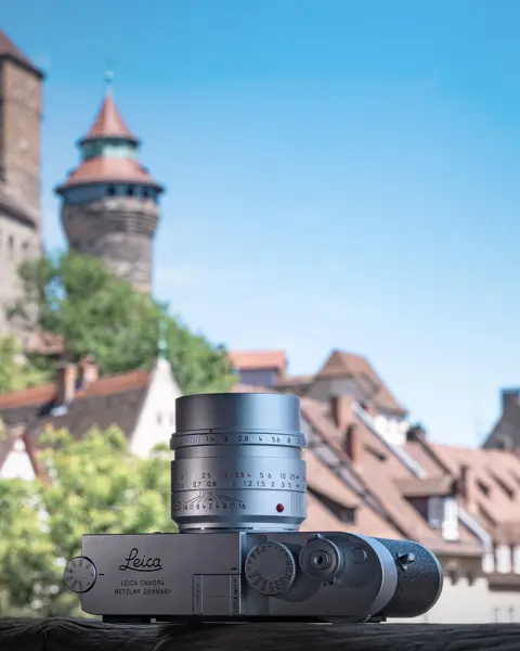 Leica M with a view on the Kaiserburg in Nuremberg
