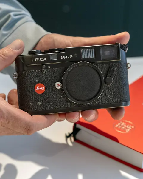 Close-Up of a Leica M6