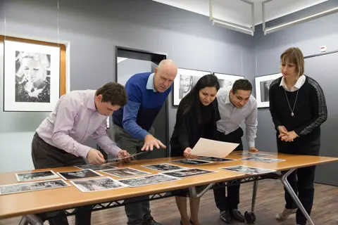 Photo taken during a Portfolio-Review with Torsten Andreas Hoffmann