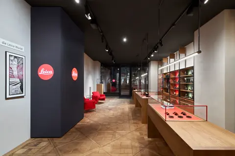 Leica Store Vienna inside view