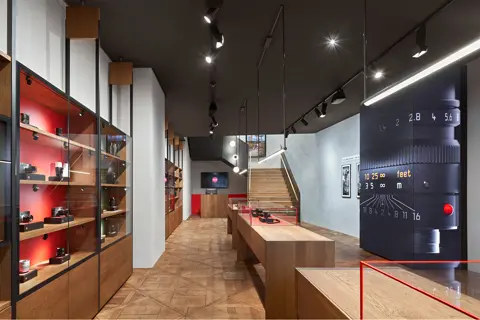 Leica Store Vienna inside view
