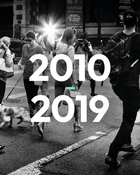 People crossing the streets in the city