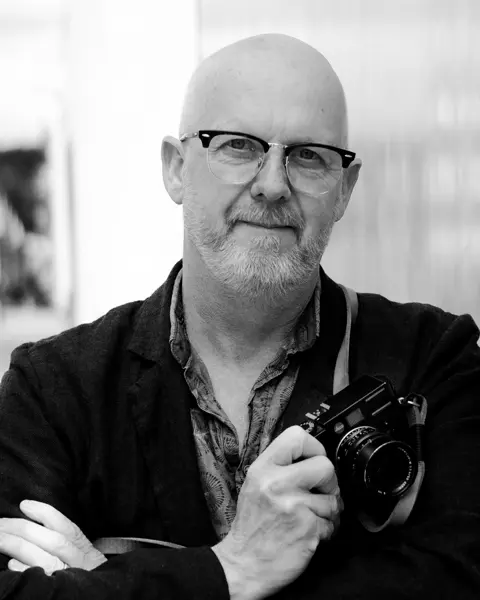 Morten Albek with his Leica camera