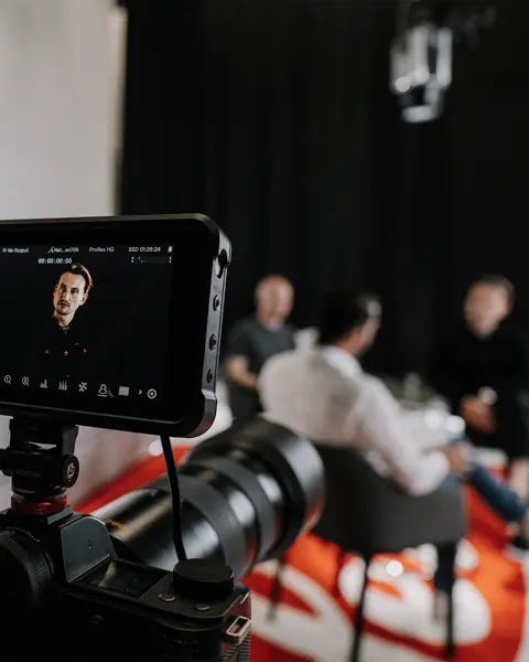 Leica Talk with a photographer at Leitz Park in Wetzlar