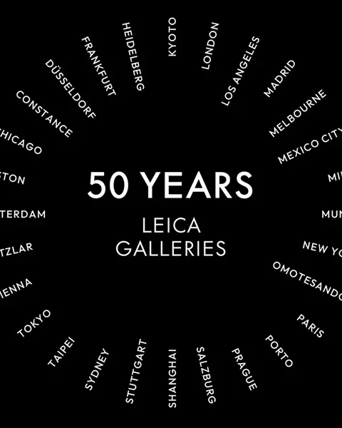 Logo 50 years leica galleries