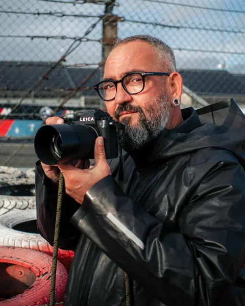 Callo Albanese with the Leica SL3-P at the Nürburgring during the 24-hour race