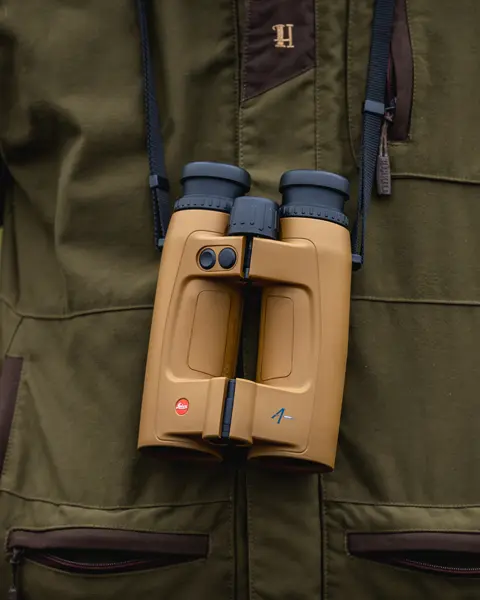 Close up of a Leica Geovid Max