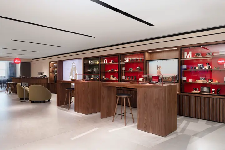 Leica Store London Harrods inside view
