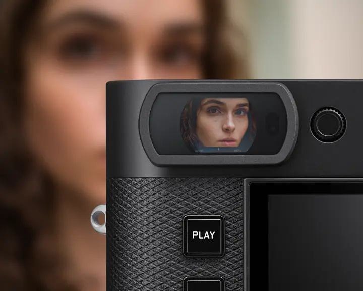 View through a electronic viewfinder