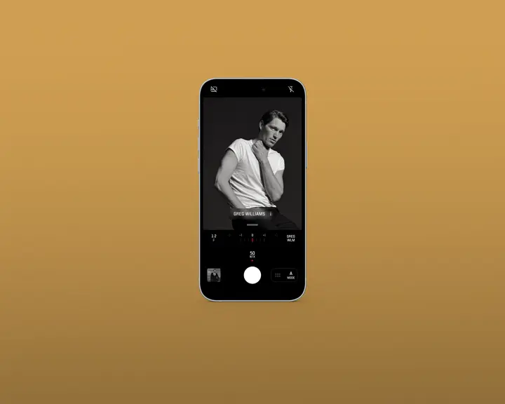 Leica LUX App displayed on an iPhone.