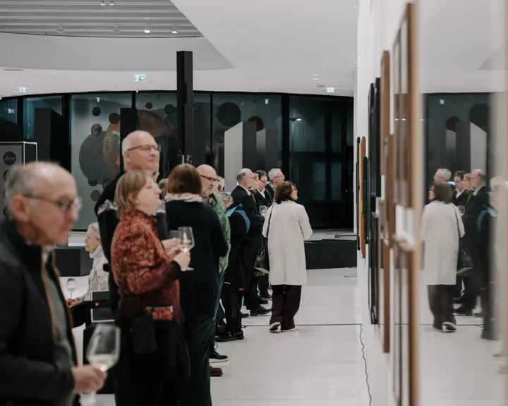 People at a Leica Vernissage