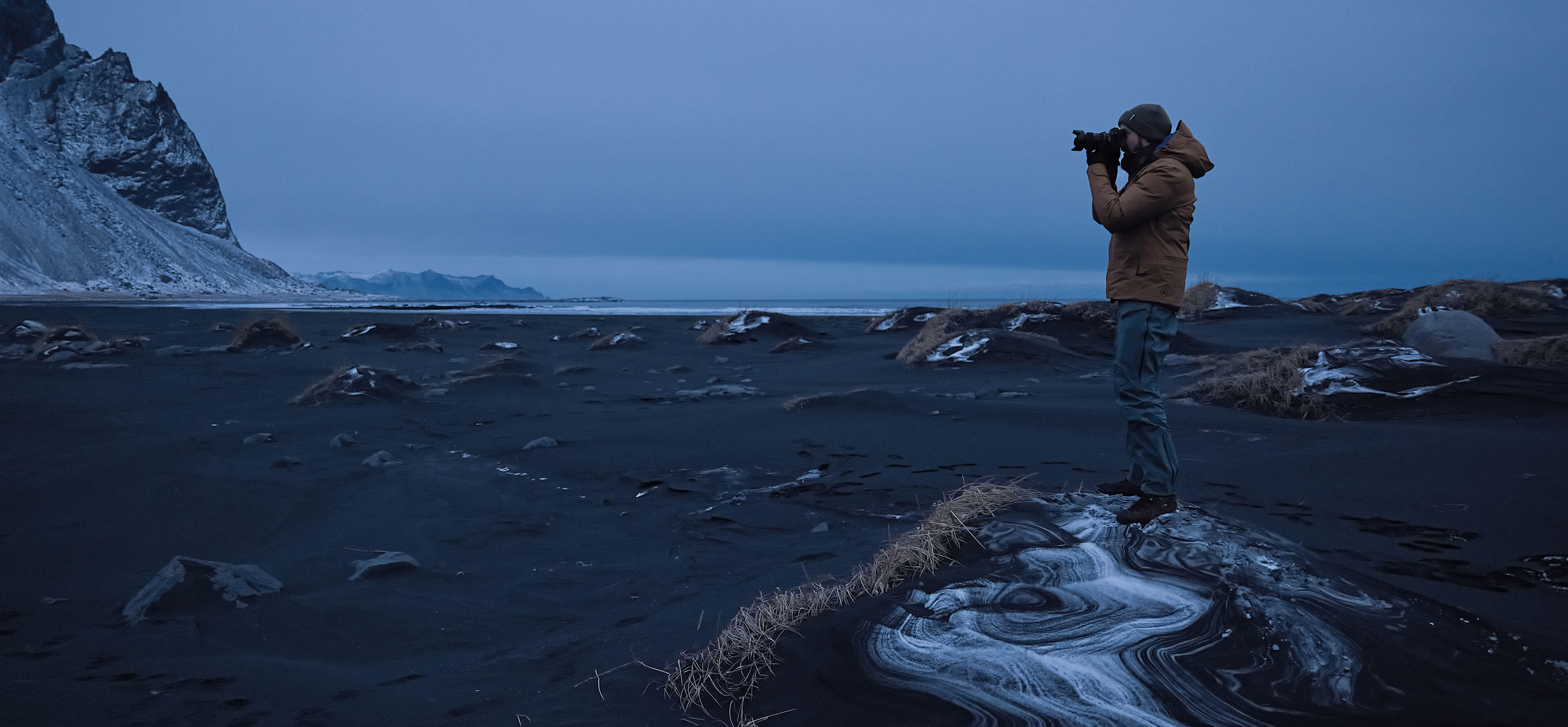 Ciril Jazbec with the Leica SL3 in a landscape