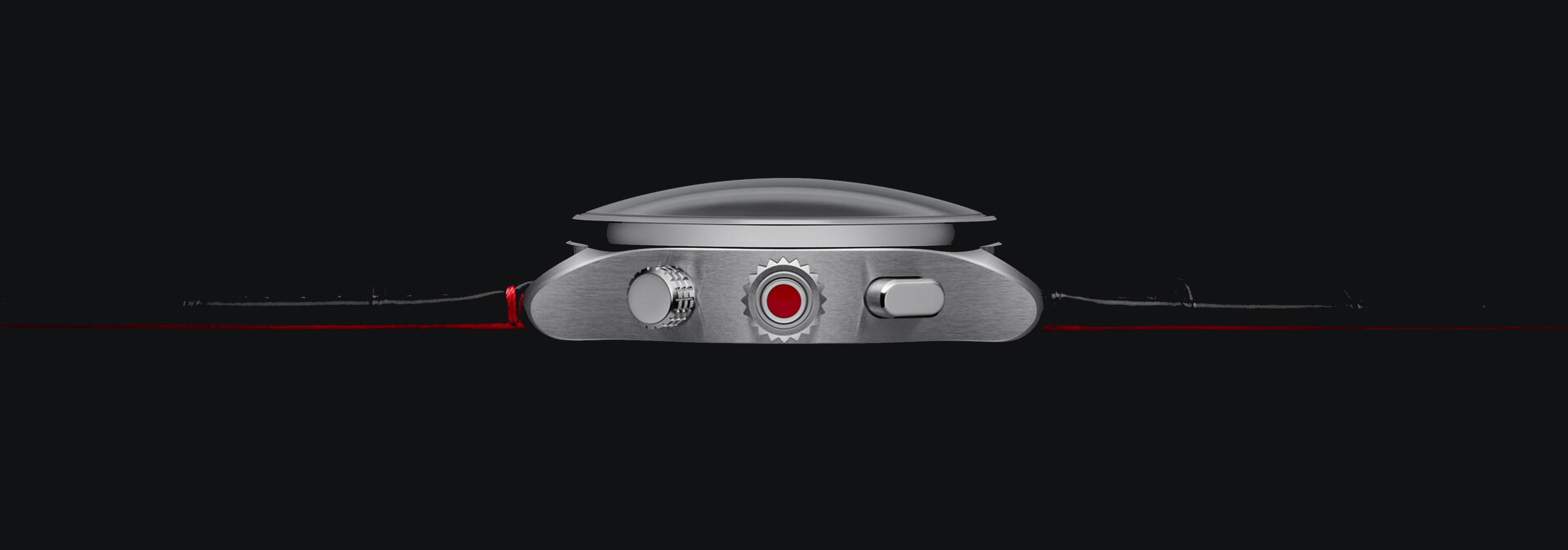 Side view of a Leica watch