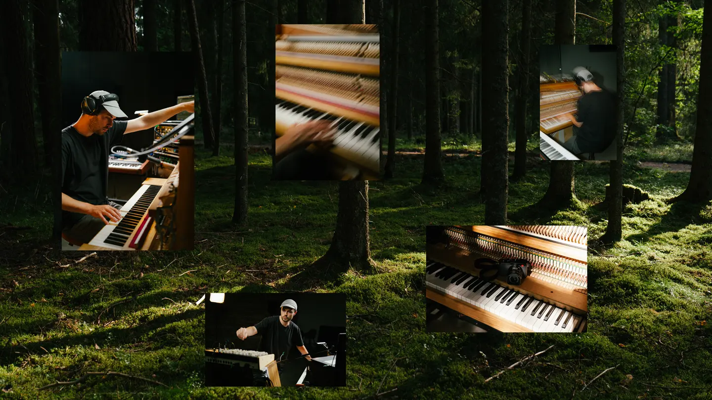 Marius Nitzbon am Klavier