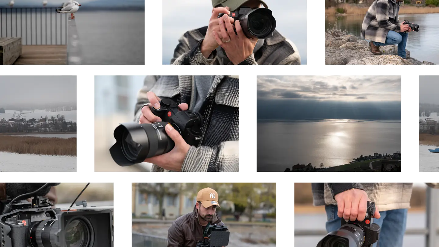 Cris Estalayo avec le Leica SL3-S