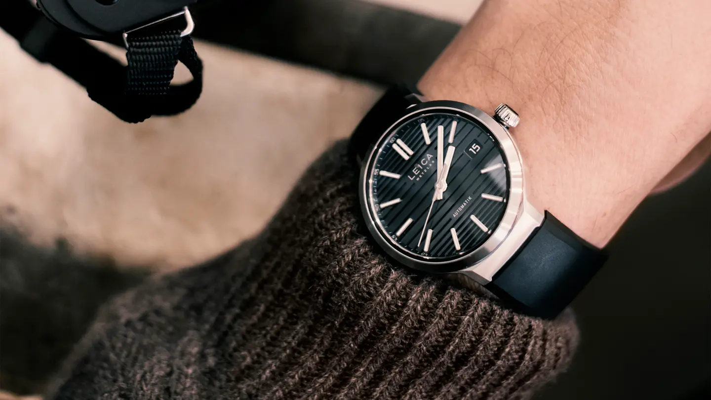 Stefano Guindani with a Leica Watch ZM11