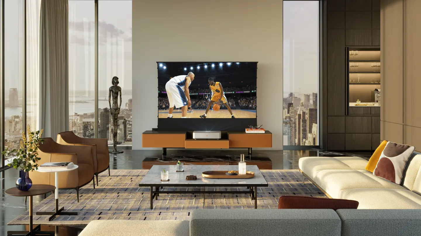 American living room with Cine 1