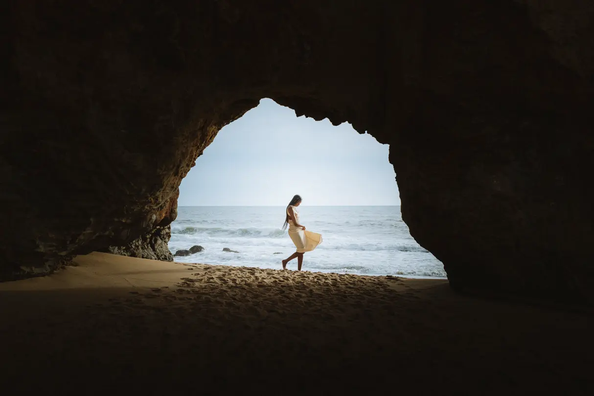 Woman at the beach