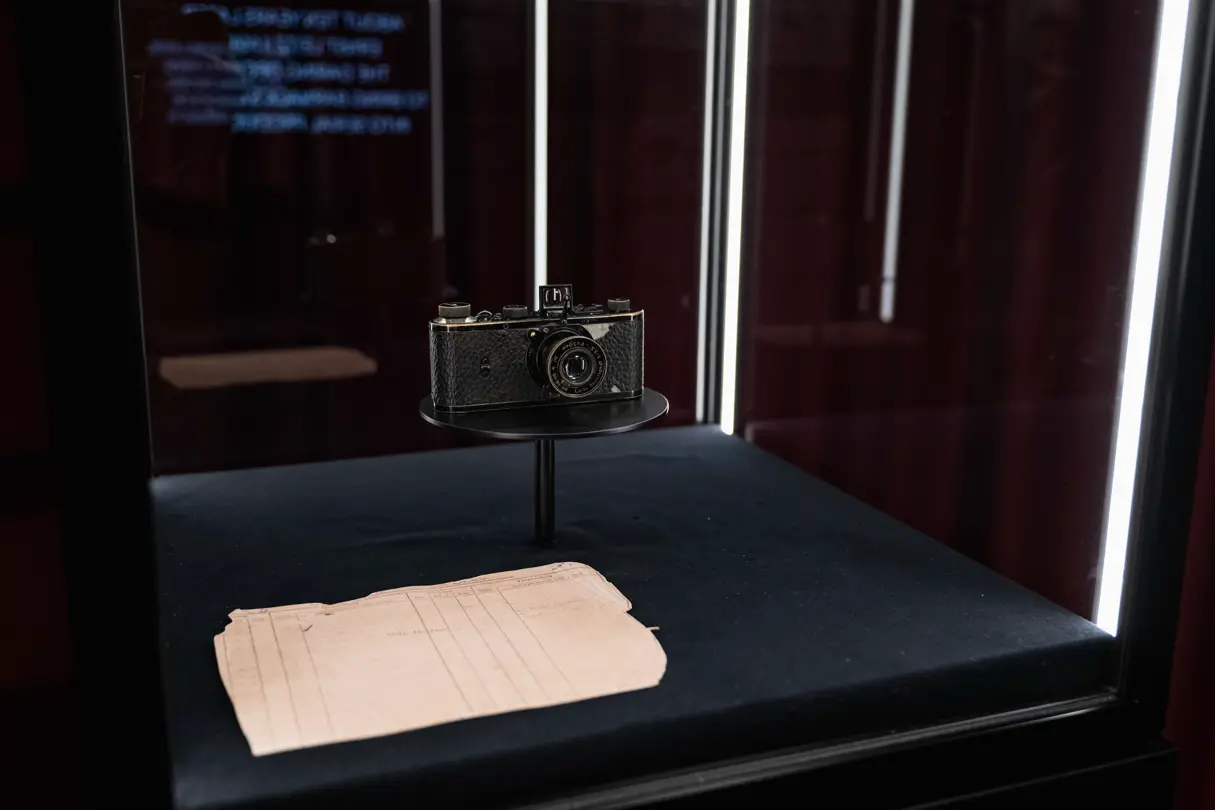 Leica 0-Series Nr. 112 with slip of paper