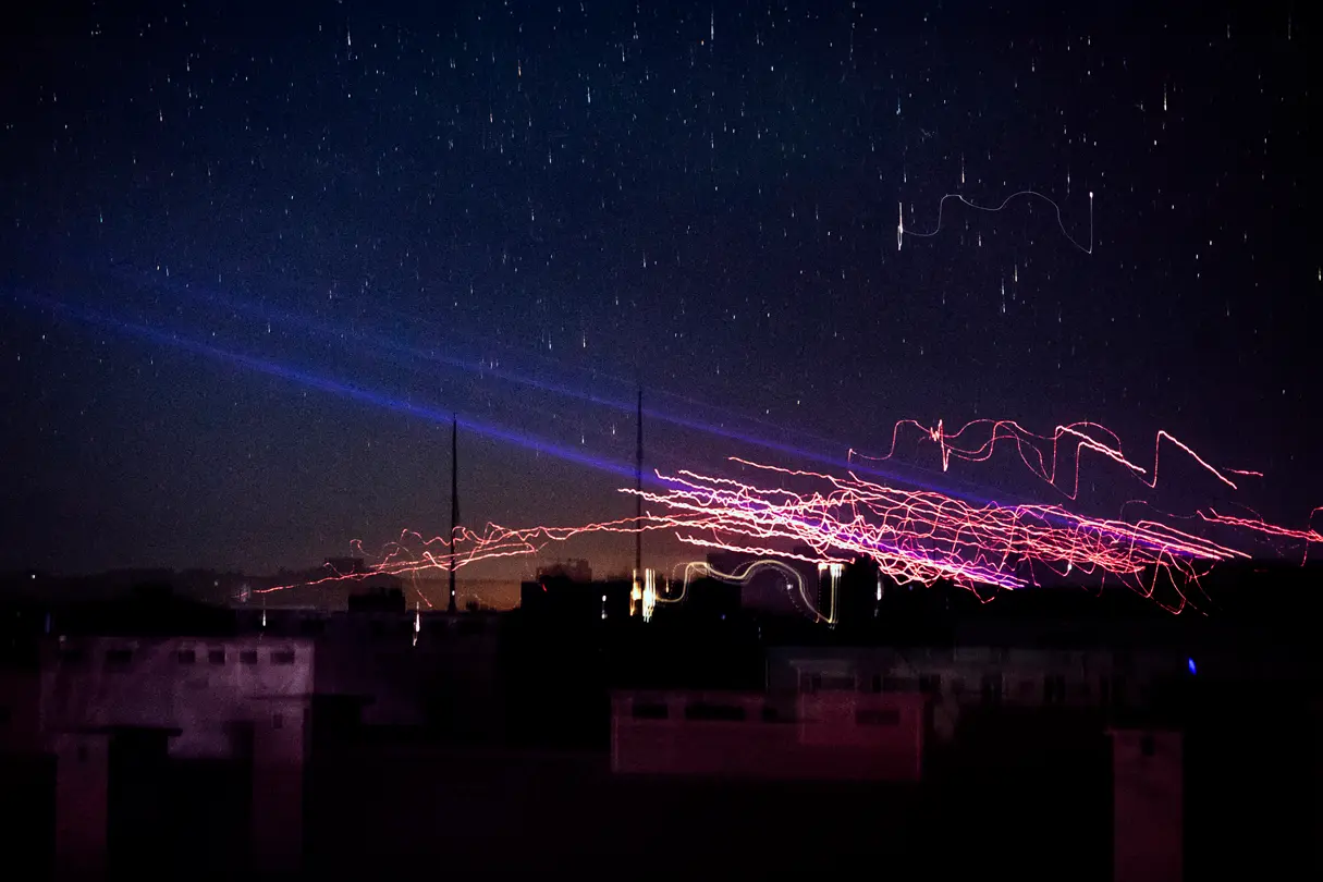 Electricity at night