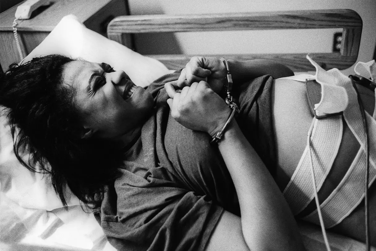 Pregnant woman in labour