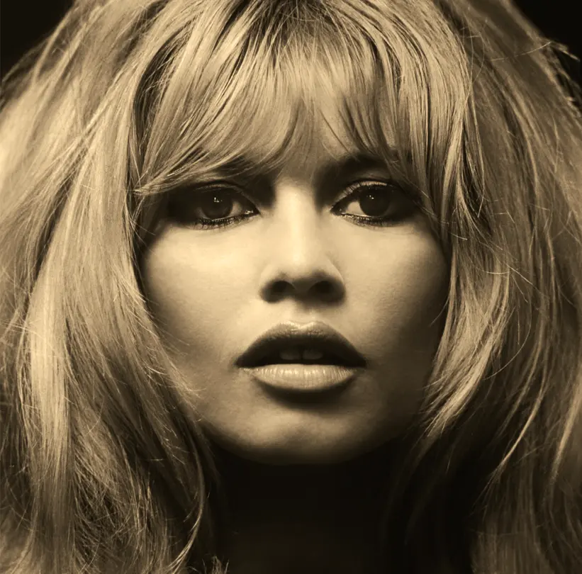 Gold Image of Birgitte Bardot by Douglas Kirkland