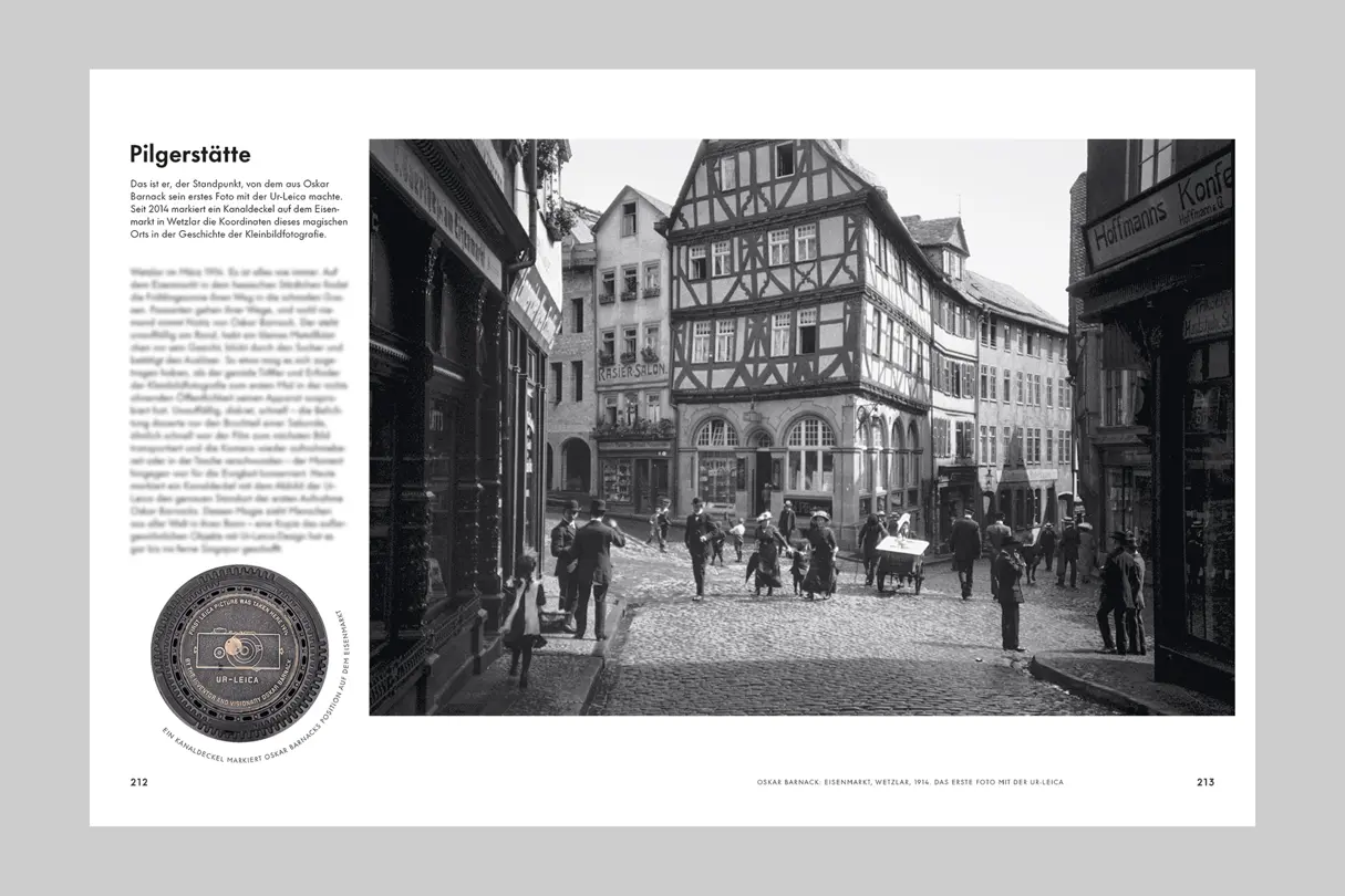 Interior view of the book ‘100 Leica Stories’ chapter ‘Magic Beginnings’