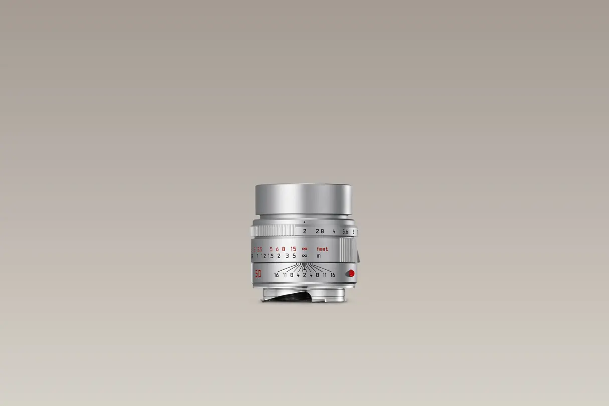 APO-Summicron-M 50 f/2 ASPH side view silver