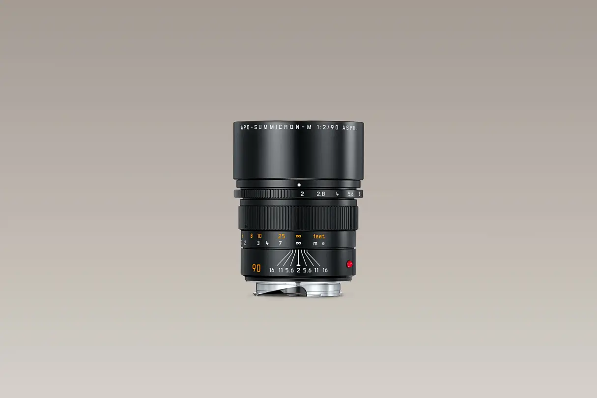 APO-Summicron-M 90 f/2 ASPH side view