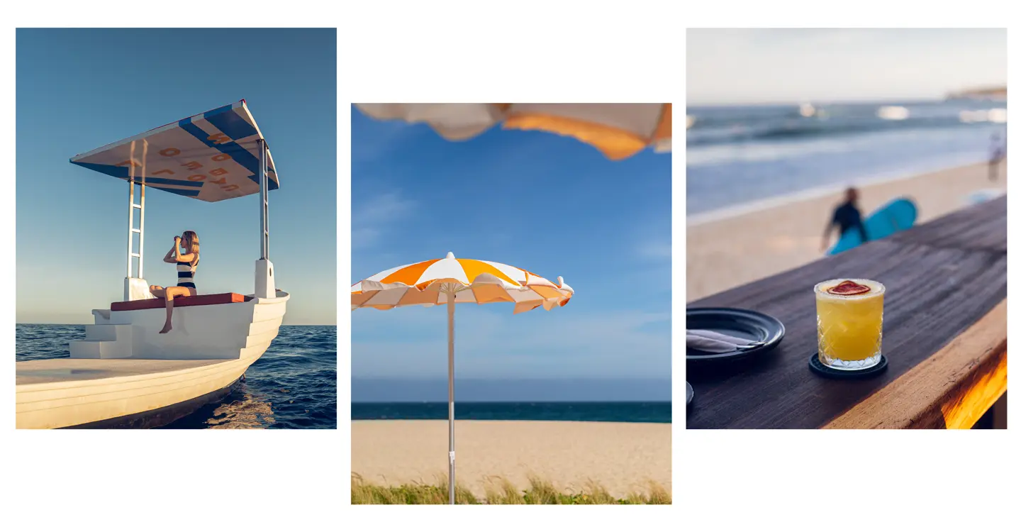 Beach collage