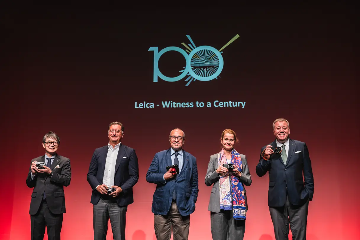 100 Years of Leica in Tokyo people on stage