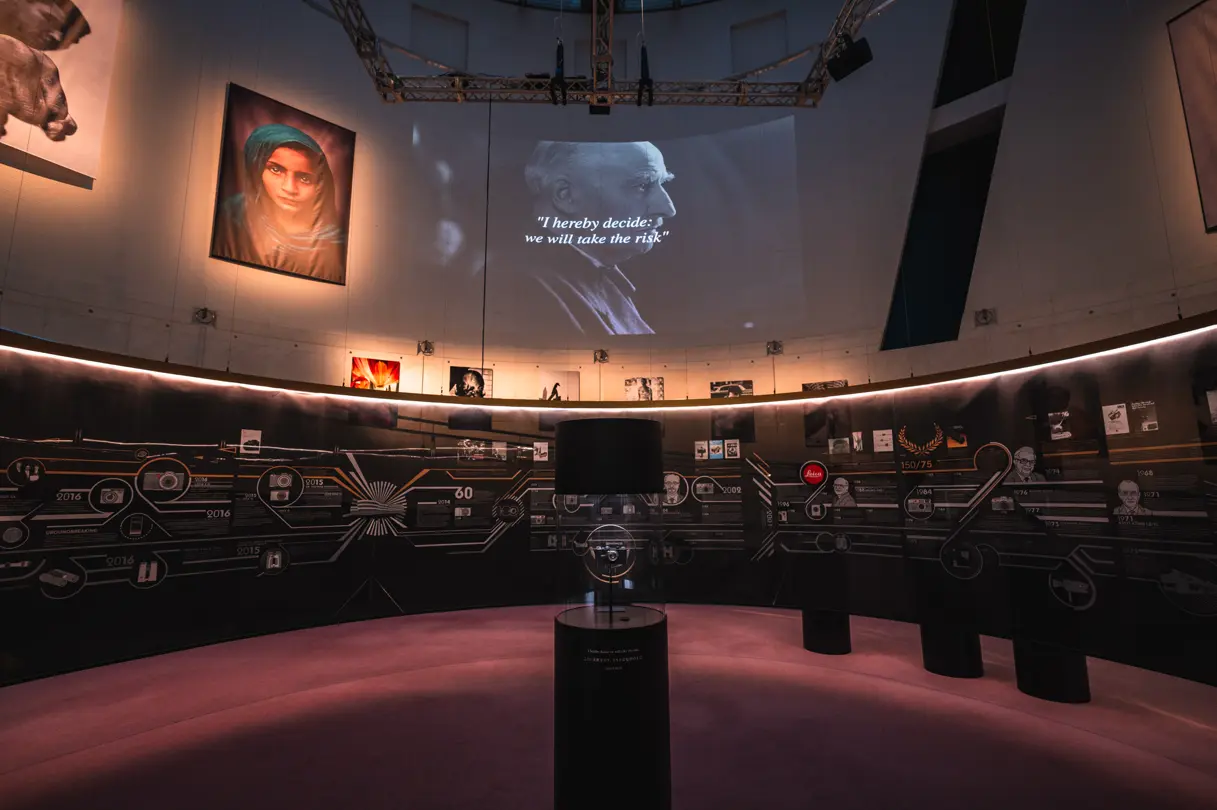 100 Years of Leica in Tokyo, atrium of the Spiral Garden