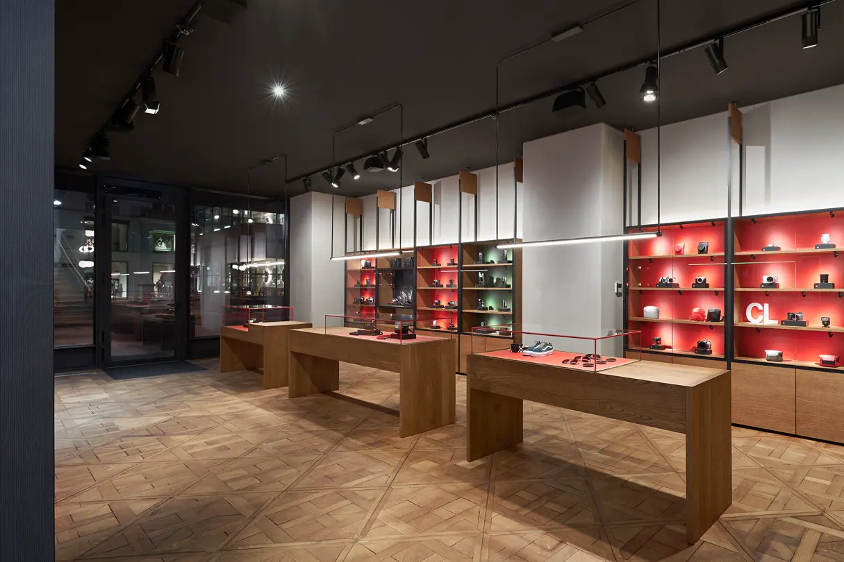 Leica Store Vienna inside view
