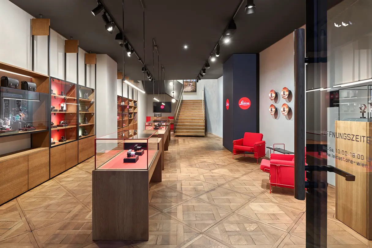 Leica Store Vienna inside view