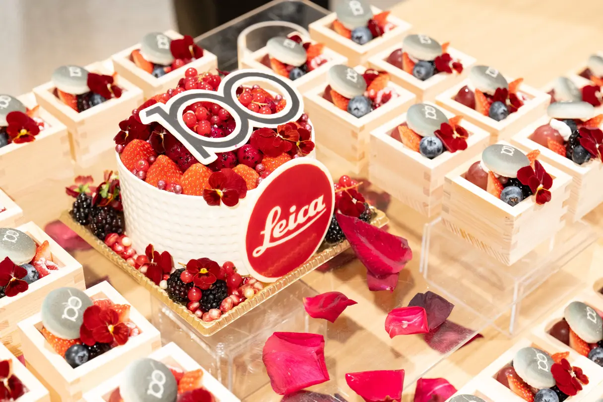 100 Years of Leica in Tokyo, cake and sweets