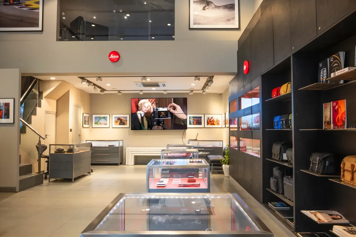 Leica Store new dehli inside view