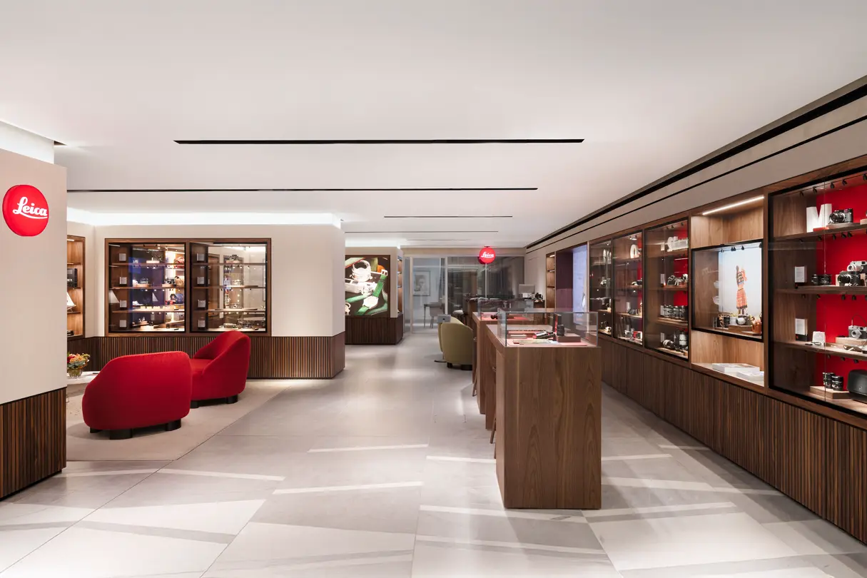 Leica Store Harrods London inside view