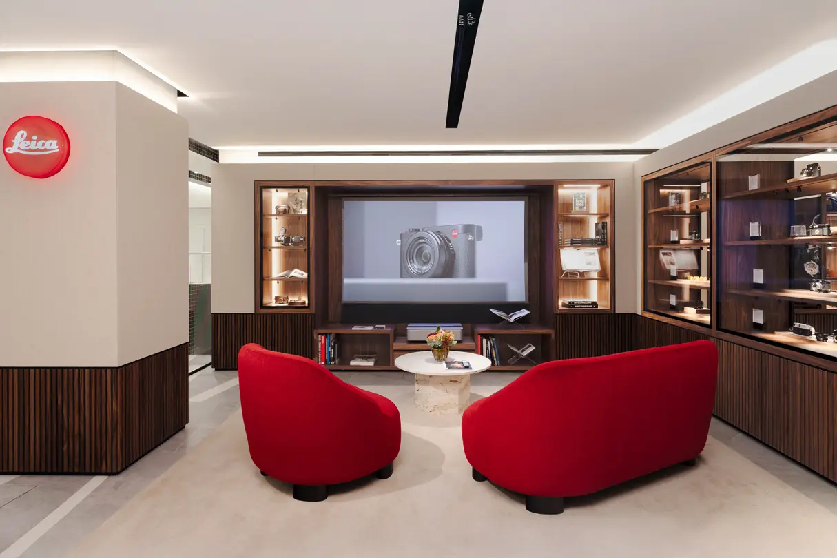 Leica Store London Harrods inside view