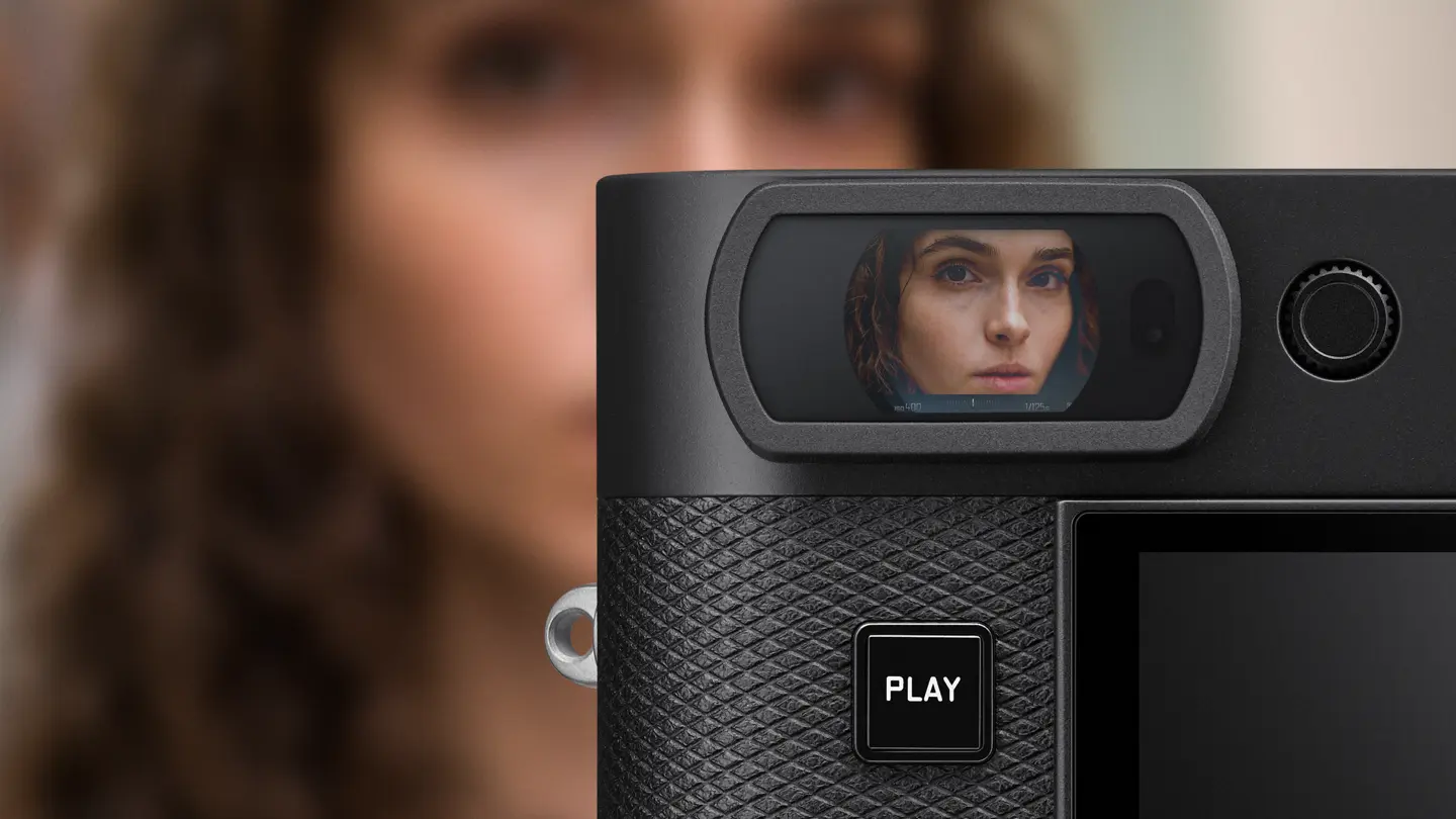View through a electronic viewfinder