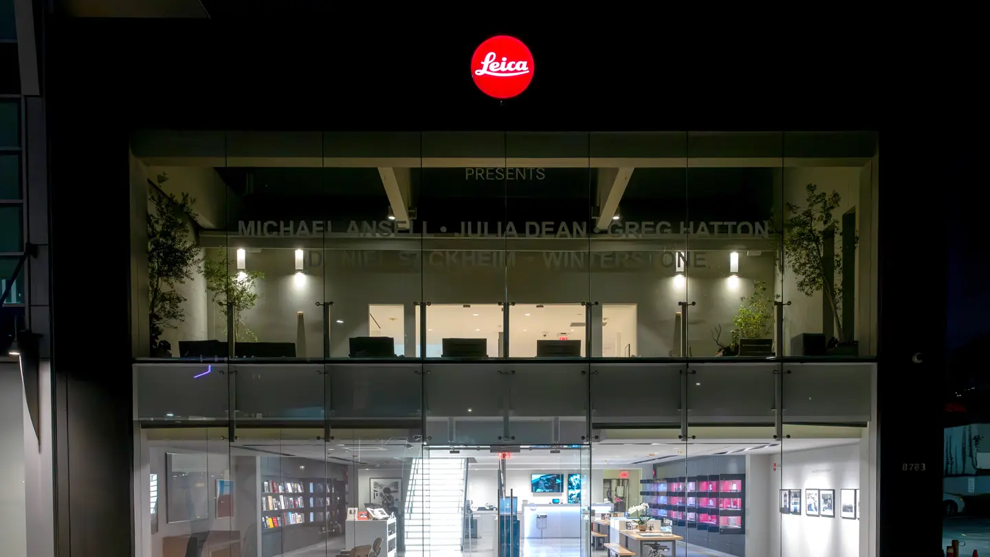 Leica Store Los Angeles by night