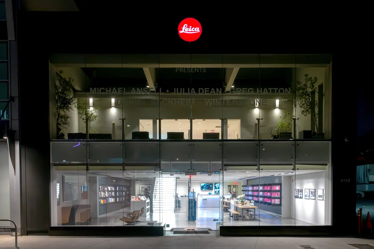 Leica Store Los Angeles by night