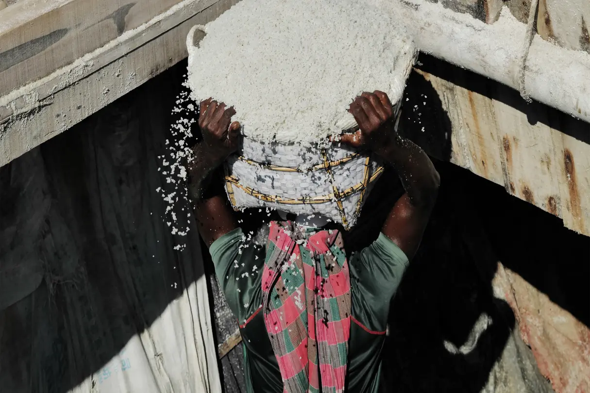 Man carrying an Object 