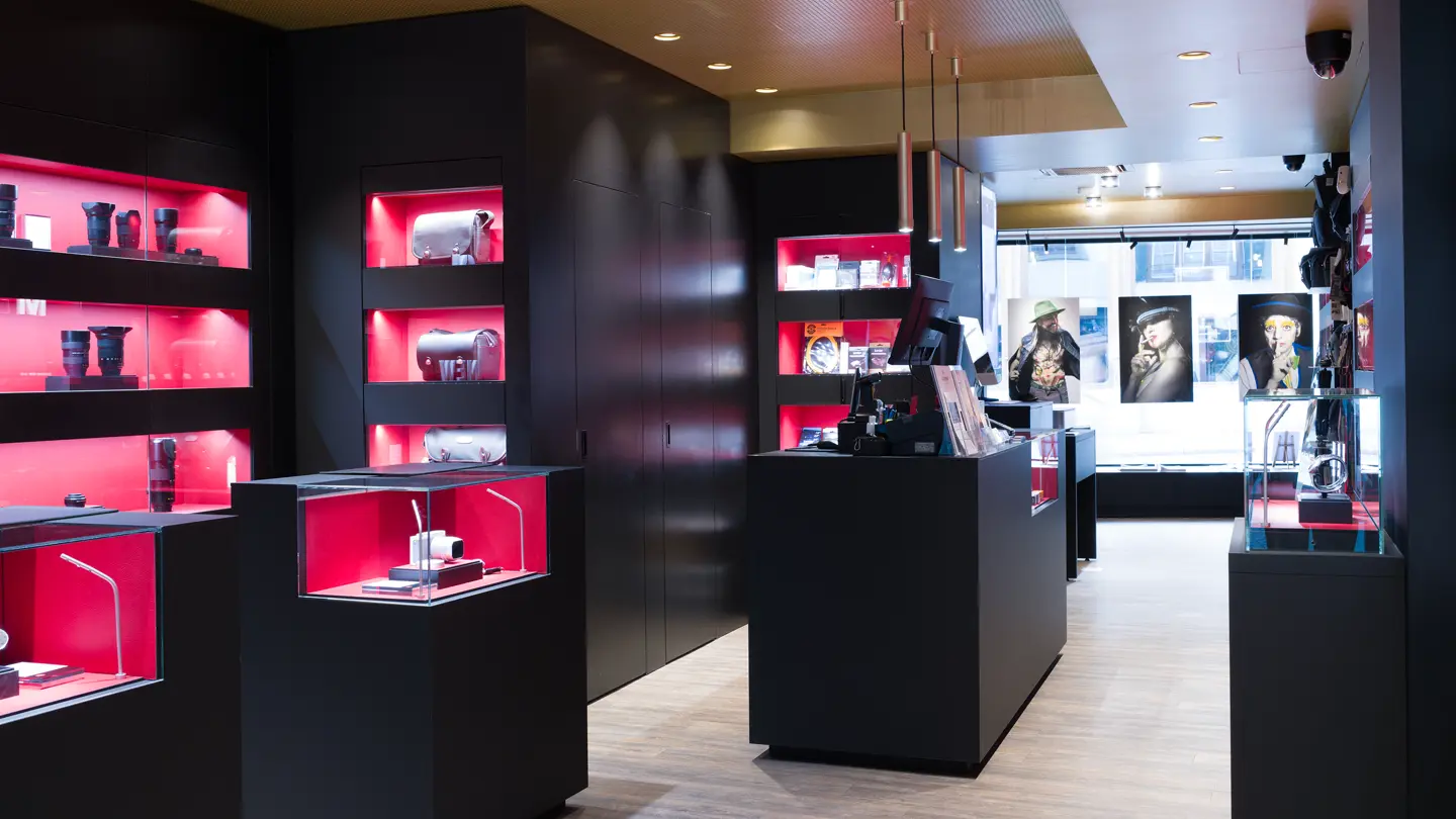 Leica Store Basel insideview