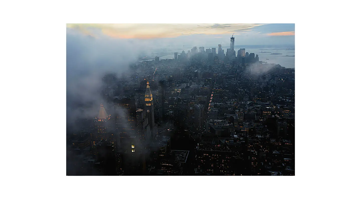 Thomas Hoepker from Empire State Building NYC Fog