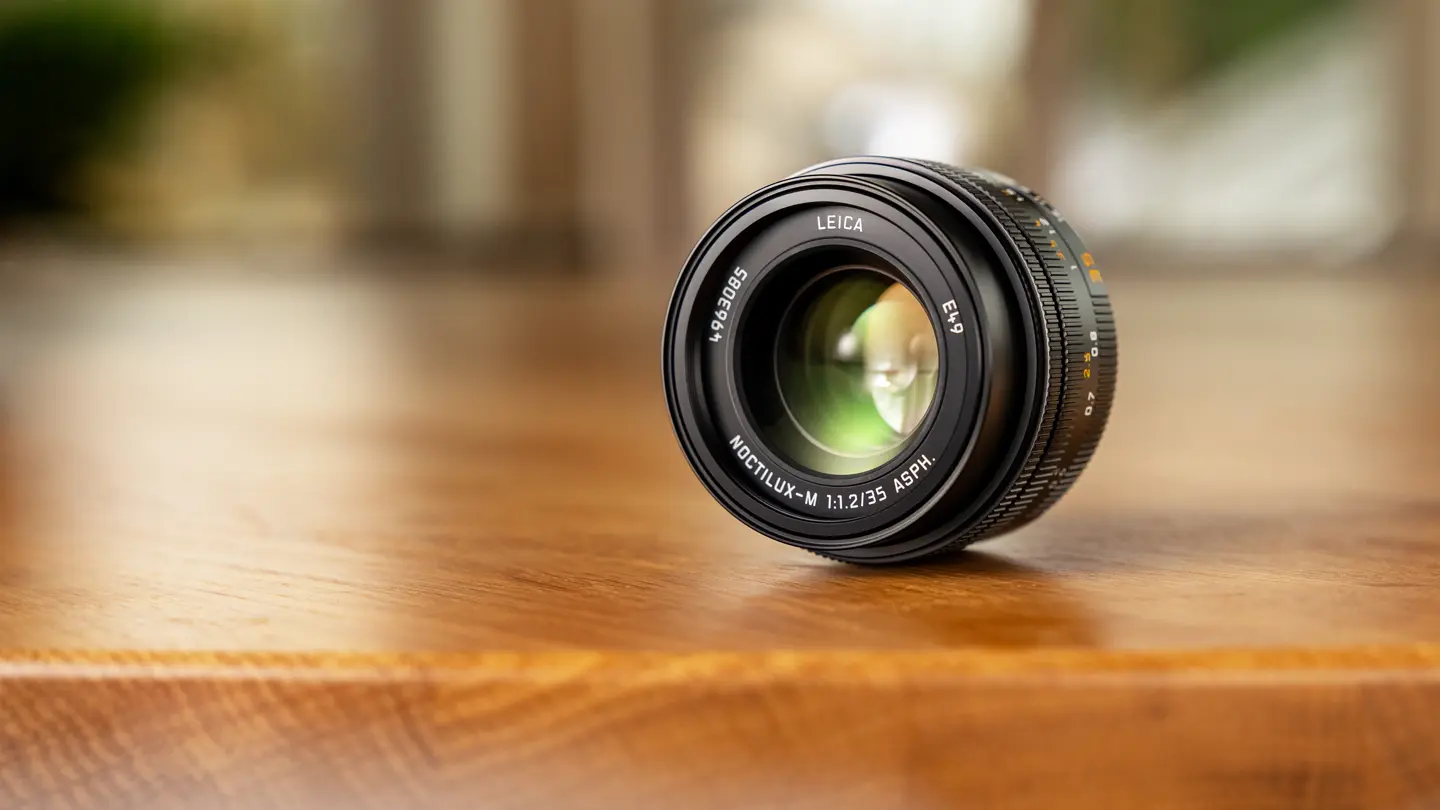 Front view of the Noctilux-M 35 f/1.2 ASPH. black