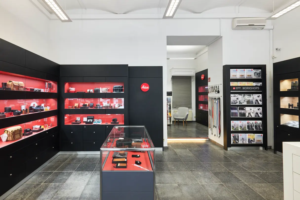 Leica Store Vienna West inside view